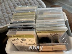 Stampin Up Huge lot 21 sets! Most are new. Some sets have dies included