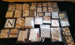 Stampin' Up! Huge lot 696 Stamps -79 Sets wood rubber craft stamps used/new
