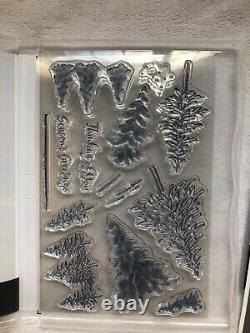 Stampin Up! In the Pines-photopolymer stamp set & Pine Woods Dies-NEW