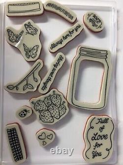 Stampin' Up! JAR OF LOVE, CHEER, HAUNTS, SHARING & DIES complete set