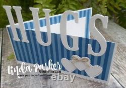 Stampin Up! LARGE LETTERS DIES & LETTERS FOR YOU Stamp Set