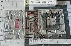 Stampin' Up! LETTERS FOR YOU Stamp Set & LARGE LETTERS Dies