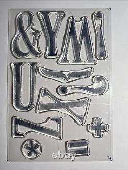 Stampin' Up! LETTERS FOR YOU Stamp Set & LARGE LETTERS Dies ALPHABET