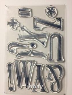 Stampin' Up! LETTERS FOR YOU Stamp Set & LARGE LETTERS Dies NEW #260