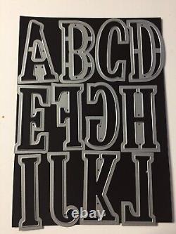 Stampin' Up! LETTERS FOR YOU Stamp Set & LARGE LETTERS Dies NEW #260