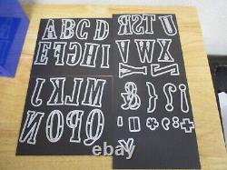 Stampin' Up! LETTERS FOR YOU Stamp Set & large Letters Dies Not Used