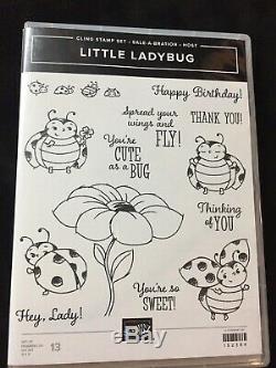 Stampin' Up! LITTLE LADYBUG Stamp Set & LADYBUG Dies NEW So cute