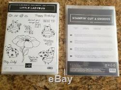 Stampin Up LITTLE LADYBUG Stamp Set & LADYBUGS Dies NewithUnused