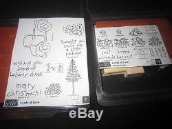 Stampin Up! LOADS OF LOVE & ACCESSORIES RUBBER STAMP SET, NEW, CHRISTMAS
