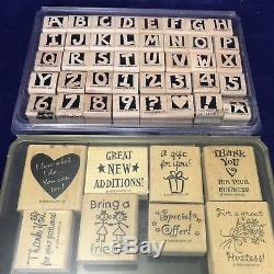 Stampin' Up! LOT! 13 Sets plus ink pads, pencils, & MORE