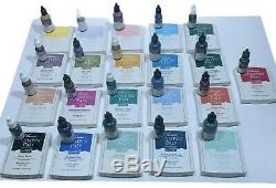 Stampin Up LOT 21 Sets Classic Water Based Ink Pads and Refill Bottles matching