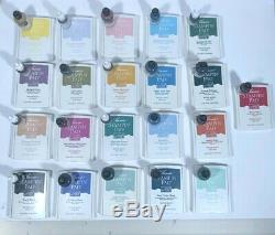 Stampin Up LOT 21 Sets Classic Water Based Ink Pads and Refill Bottles matching