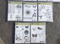 Stampin Up! LOT of 15 ADORABLE Sets! Butterflies Hearts Victorian Shower Birds