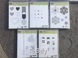 Stampin Up! LOT of 15 ADORABLE Sets! Fruit birds floral, cupcake neighbor tags
