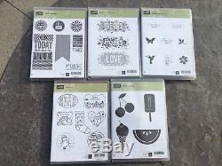 Stampin Up! LOT of 15 ADORABLE Sets! Fruit birds floral, cupcake neighbor tags