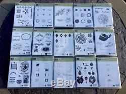 Stampin Up! LOT of 15 ADORABLE Sets! Seasonal All Occasion Kites Toxic I Am