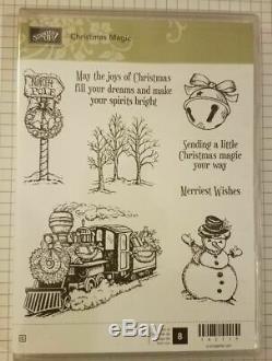 Stampin' Up! LOT of 15 Stamp Sets GREETINGS FROM SANTA CHRISTMAS RIBBON COURAGE