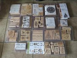 Stampin Up LOT of 18 Sets Retired New & Lightly Used Sets. SEE ALL PICTURE