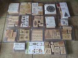 Stampin Up LOT of 18 Sets Retired New & Lightly Used Sets. SEE ALL PICTURE
