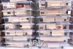 Stampin Up Large Lot Of Rubber Stamps 68 Sets Not All Are Complete