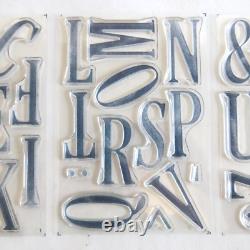 Stampin' Up Letters For You & Number of Years Stamp Sets w Matching Large Dies