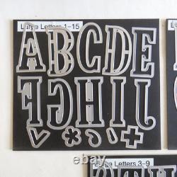 Stampin' Up Letters For You & Number of Years Stamp Sets w Matching Large Dies