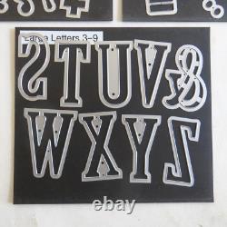 Stampin' Up Letters For You & Number of Years Stamp Sets w Matching Large Dies