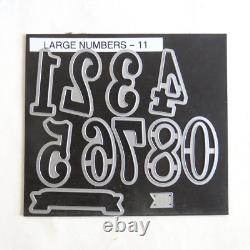 Stampin' Up Letters For You & Number of Years Stamp Sets w Matching Large Dies