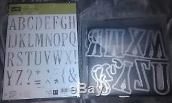 Stampin' Up! Letters for You Stamp Set with Large Letters Framelit Dies