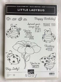 Stampin Up! Little Ladybug- New Cling stamp set & Ladybugs DiesNEW