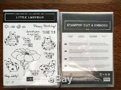 Stampin' Up Little Ladybug Sale-A-Bration Stamp Set & Ladybugs Dies NIP