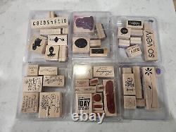 Stampin' Up! Live Like You Mean, America, So Very, Stamps Rubber Rare Retired