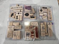 Stampin' Up! Live Like You Mean, America, So Very, Stamps Rubber Rare Retired