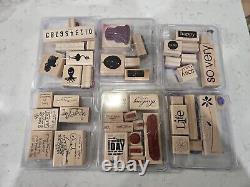 Stampin' Up! Live Like You Mean, America, So Very, Stamps Rubber Rare Retired