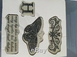 Stampin' Up! Lot 18 Clear Mount Stamp Sets retired hostess greetings mom floral