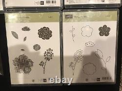Stampin' Up Lot-18 Stamp Sets, Mixed Themes, Rubber Clear Mount & Photopolymer