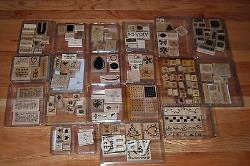 Stampin Up Lot 195 Stamps 21 Complete Sets & 27 Different Inspiration Sheets