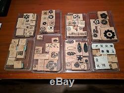 Stampin Up Lot 20 Sets Card Making Stamps Over 250 Stamps