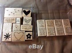 Stampin Up Lot 23 sets see description and pictures for sets included Great Chri