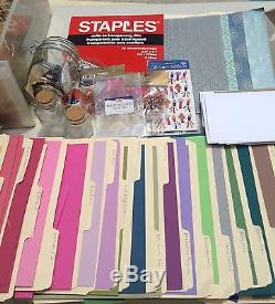 Stampin Up Lot 42 Complete Sets, 256 Stamps, 100's Sheets Paper Supplies Tools +
