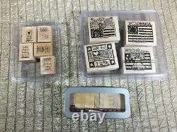 Stampin' Up! Lot MASSIVE 35 Sets + Extras Mostly New