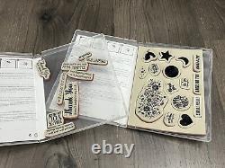 Stampin' Up! Lot Of 10 Stamp Sets Christmas Friends Thank you Floral #3