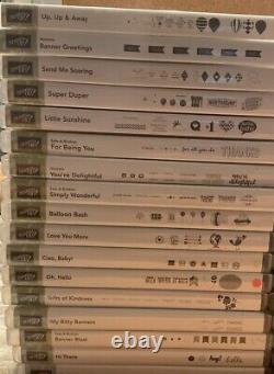 Stampin Up Lot Of 34 See Pictures For Set Titles