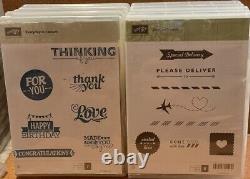 Stampin Up Lot Of 34 See Pictures For Set Titles