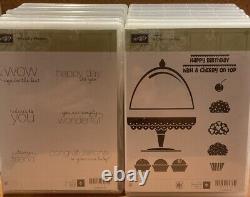 Stampin Up Lot Of 34 See Pictures For Set Titles