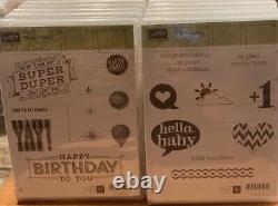 Stampin Up Lot Of 34 See Pictures For Set Titles