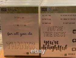 Stampin Up Lot Of 34 See Pictures For Set Titles