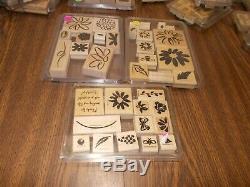 Stampin Up Lot Of 41 Sets 300+ Stamps Rubber Stamp Collection Stampin Up