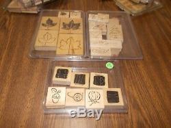 Stampin Up Lot Of 41 Sets 300+ Stamps Rubber Stamp Collection Stampin Up