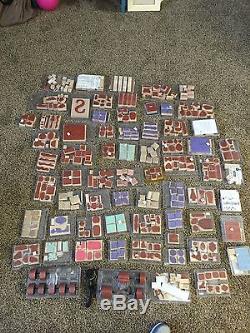 Stampin Up! Lot Of 65 Stamp Sets with 12 Rollagraphs Hundreds of Stamps